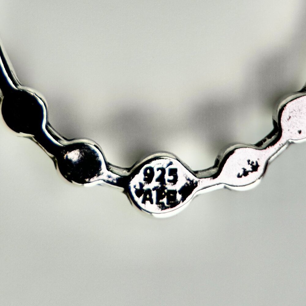 Pandora Compose Single Onyx Drop Dangle 290625o 9… - image 5